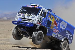 502 NIKOLAEV Eduard (Rus) YAKOVLEV Evgeny (Rus) AKHMADEEV Ruslan (Rus)Kamaz action during the Dakar 2015 Argentina Bolivia Chile, Stage 5 / Etape 5 - Copiapo to Antofagasta on January 8th 2015 at Copiapo, Chile. Photo DPPI